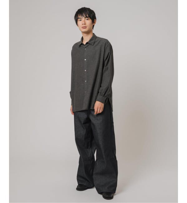 EDIFICE「ETS.MATERIAUX(マテリオ) ネル フレンチ ワーク シャツ」|シャツ・ブラウス|