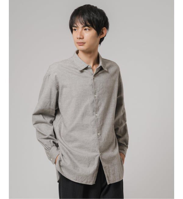 EDIFICE「ETS.MATERIAUX(マテリオ) ネル フレンチ ワーク シャツ」|シャツ・ブラウス|