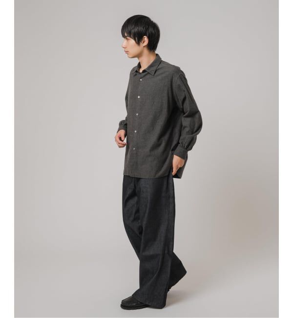 EDIFICE「ETS.MATERIAUX(マテリオ) ネル フレンチ ワーク シャツ」|シャツ・ブラウス|