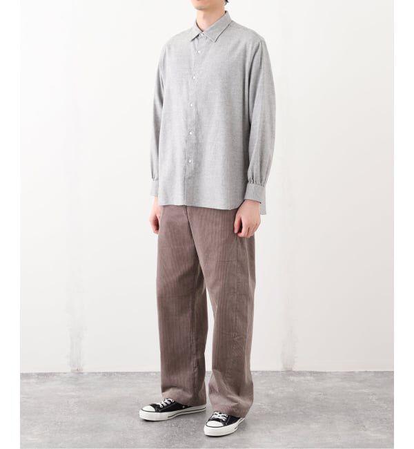 EDIFICE「ETS.MATERIAUX(マテリオ) ネル フレンチ ワーク シャツ」|シャツ・ブラウス|
