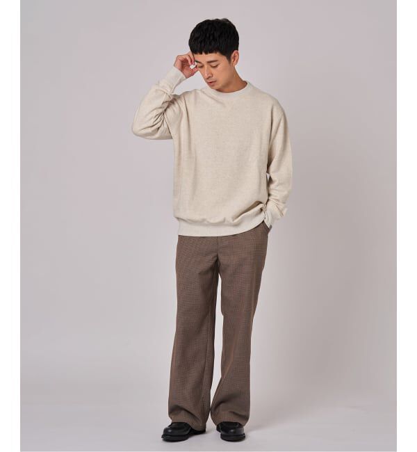 EDIFICE「LOOPWHEELER for LOWERCASE ライトツリウラケ ルーズフィットスウェット」|スウェット・ジャージ|