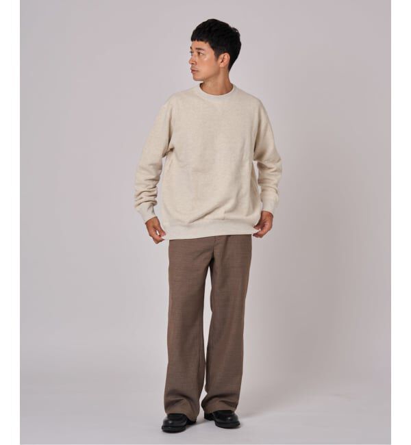 EDIFICE「LOOPWHEELER for LOWERCASE ライトツリウラケ ルーズフィットスウェット」|スウェット・ジャージ|