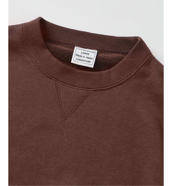 EDIFICE「LOOPWHEELER for LOWERCASE ライトツリウラケ ルーズフィットスウェット」|スウェット・ジャージ|