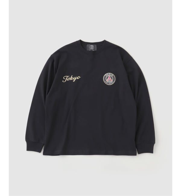 Paris Saint-Germain「【Paris Saint-Germain 】JP TOKYO刺繍 ロングスリーブ Tシャツ」|Tシャツ・カットソー|