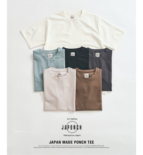 417 EDIFICE「JAPONCH / ポンチクルーネックTee」|Tシャツ・カットソー|