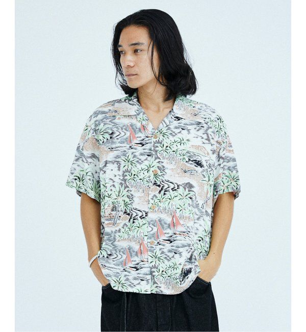 JOURNAL STANDARD「SUN SURF &times; JOURNAL STANDARD / 別注 アロハシャツ Palmtree &times; Wave」|シャツ・ブラウス|