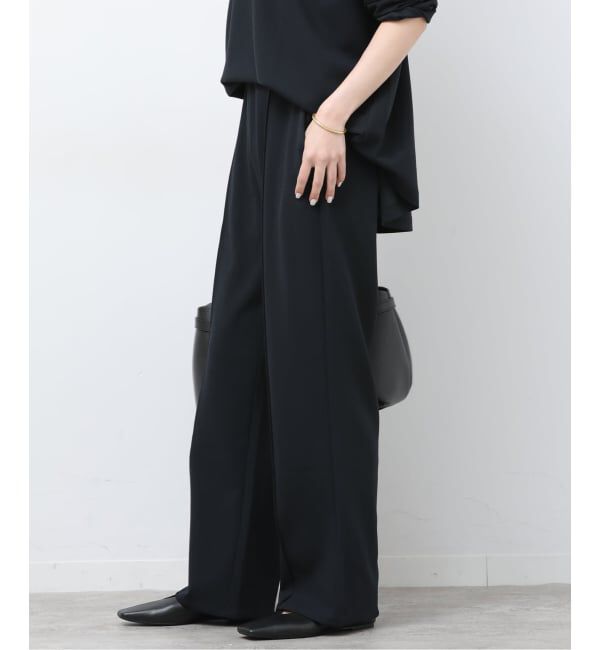 JOURNAL STANDARD relume「NONIRONジョーゼットワイドストレートパンツ」|その他|