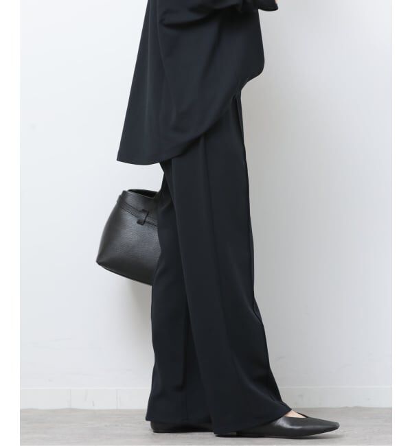 JOURNAL STANDARD relume「NONIRONジョーゼットワイドストレートパンツ」|その他|