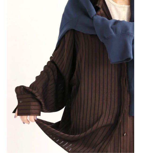 JOURNAL STANDARD relume「【ARCHIVE STANCE】satin stripe dolman shirt」|シャツ・ブラウス|