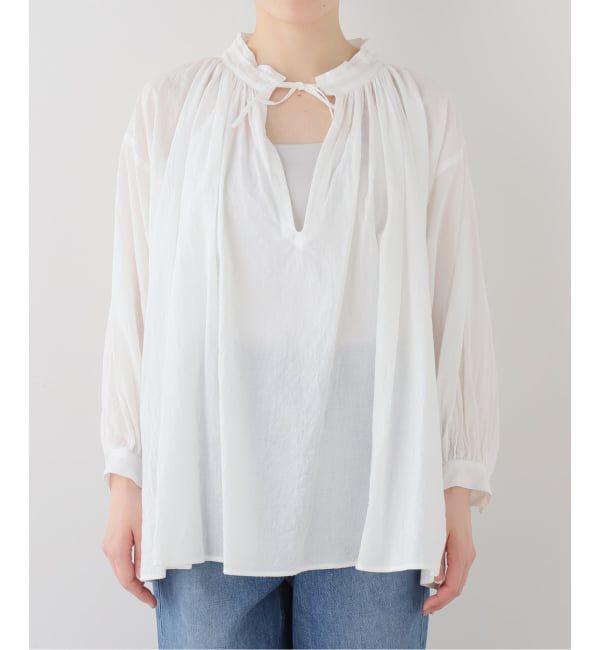 journal standard luxe「ローンギャザーブラウス」|シャツ・ブラウス|