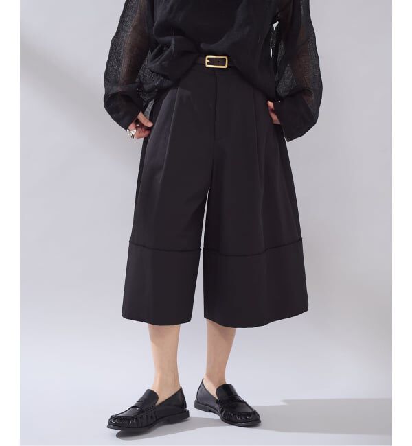 JOURNAL STANDARD「《予約》【osedit】チノワイドマッキンキュロット」|チノ|ブラック