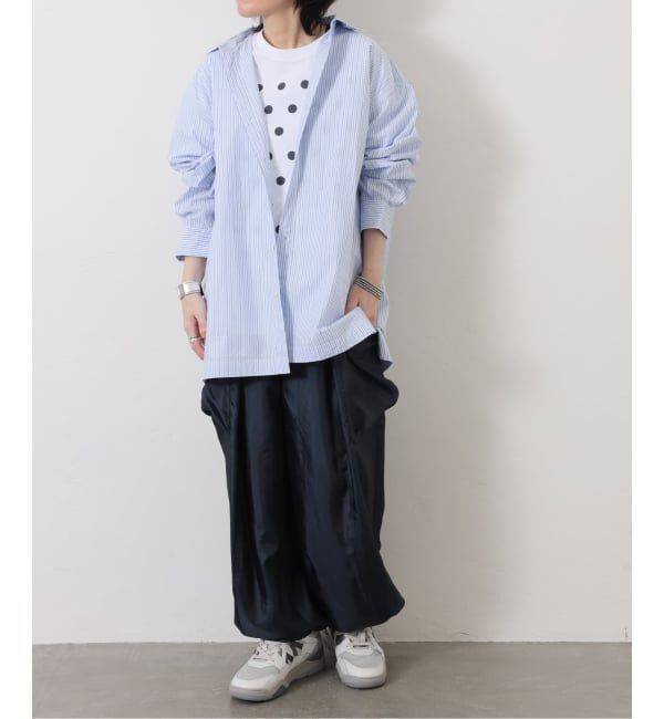 journal standard luxe「【VAS-Y LENTEMENT】 POPLIN STRIPE REGULAR COL」|シャツ・ブラウス|