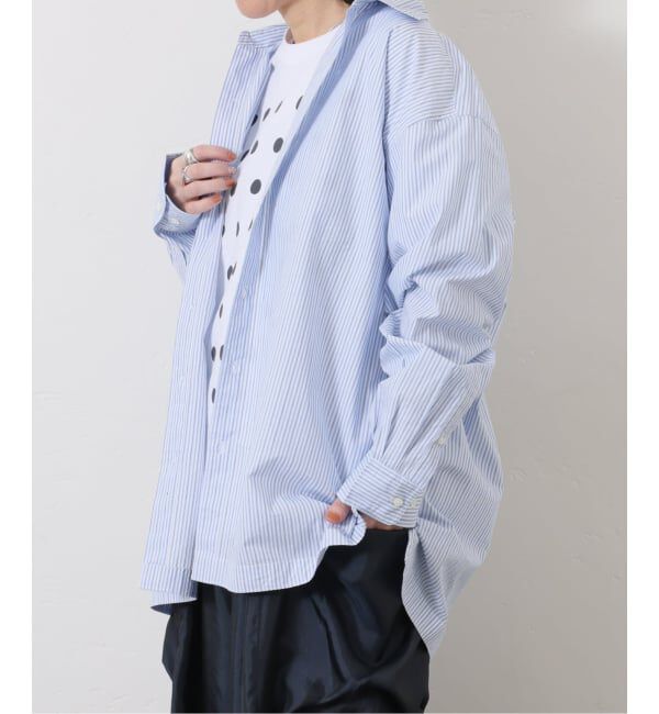 journal standard luxe「【VAS-Y LENTEMENT】 POPLIN STRIPE REGULAR COL」|シャツ・ブラウス|
