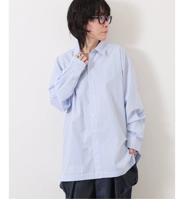 journal standard luxe「【VAS-Y LENTEMENT】 POPLIN STRIPE REGULAR COL」|シャツ・ブラウス|