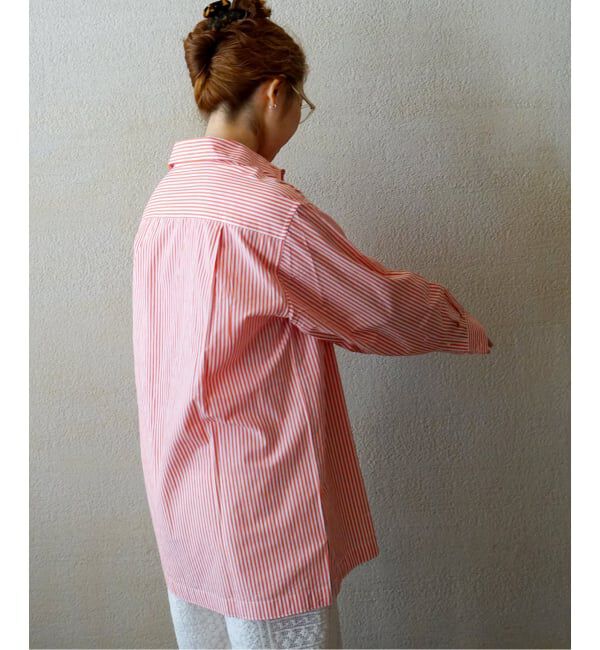 journal standard luxe「【VAS-Y LENTEMENT】 POPLIN STRIPE REGULAR COL」|シャツ・ブラウス|
