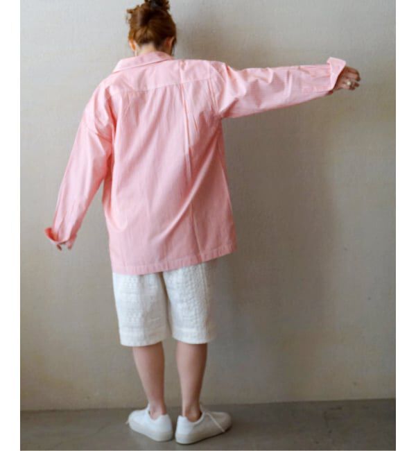 journal standard luxe「【VAS-Y LENTEMENT】 POPLIN STRIPE REGULAR COL」|シャツ・ブラウス|