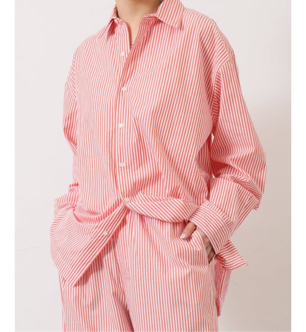 journal standard luxe「【VAS-Y LENTEMENT】 POPLIN STRIPE REGULAR COL」|シャツ・ブラウス|