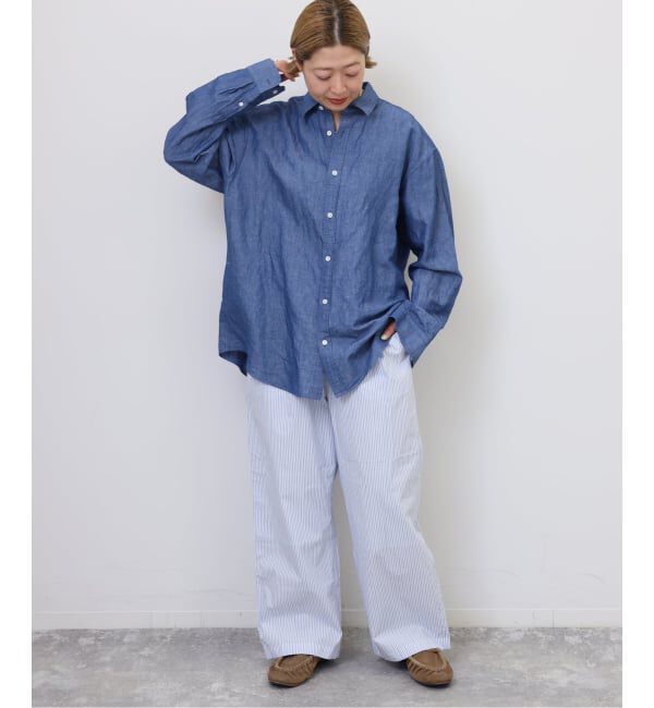 journal standard luxe「【VAS-Y LENTEMENT】 POPLIN STRIPE EASY PANTS」|その他|