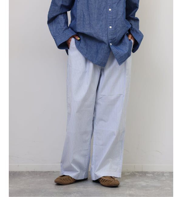 journal standard luxe「【VAS-Y LENTEMENT】 POPLIN STRIPE EASY PANTS」|その他|