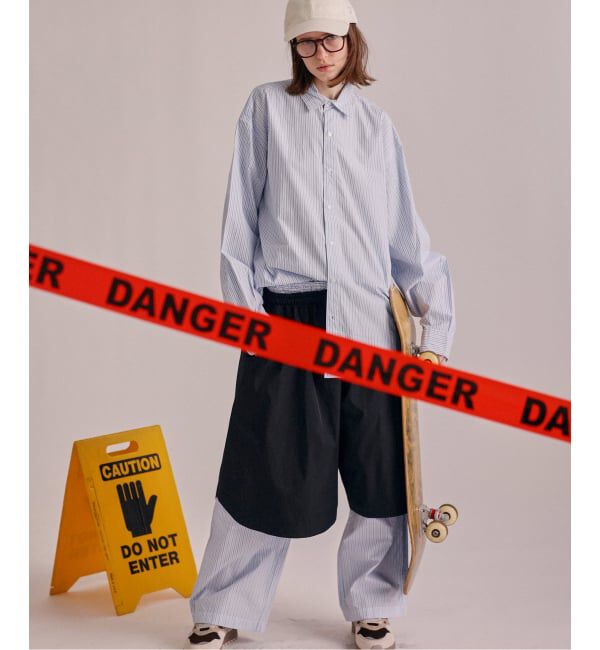 journal standard luxe「【VAS-Y LENTEMENT】 POPLIN STRIPE EASY PANTS」|その他|