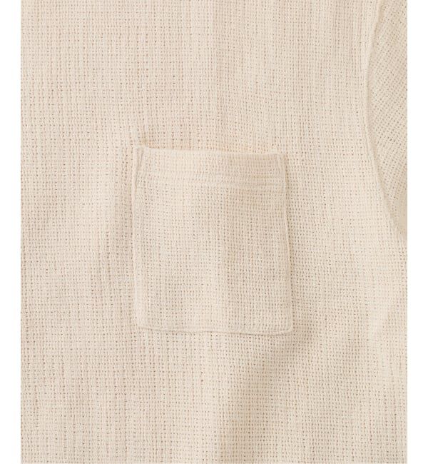 J.S.Homestead「《予約》J.S.Homestead / レノ メッシュ ファブリック ポケット Tシャツ」|Tシャツ・カットソー|