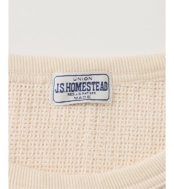 J.S.Homestead「《予約》J.S.Homestead / レノ メッシュ ファブリック ポケット Tシャツ」|Tシャツ・カットソー|