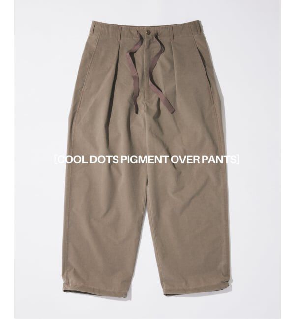 JOURNAL STANDARD「《予約》COOL DOTS / クール ドッツ ピグメント オーバー パンツ」|スラックス|ブラウン