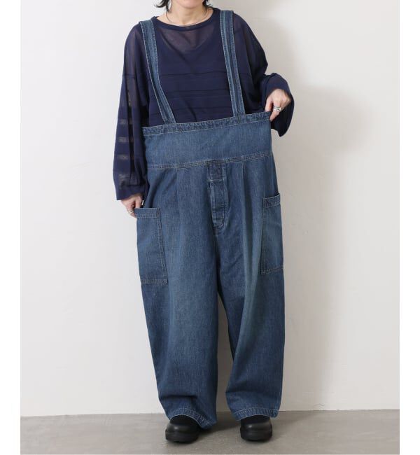 journal standard luxe「《予約》10OZデニムタックサロペット」|オールインワン|