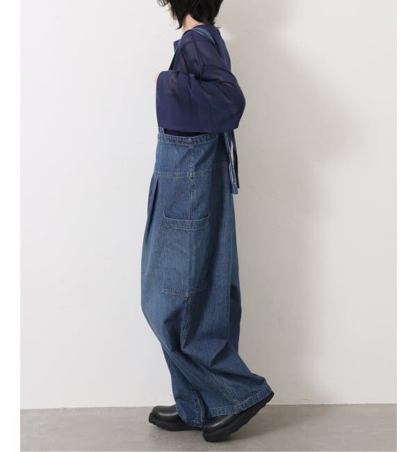 journal standard luxe「《予約》10OZデニムタックサロペット」|オールインワン|