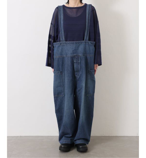 journal standard luxe「《予約》10OZデニムタックサロペット」|オールインワン|