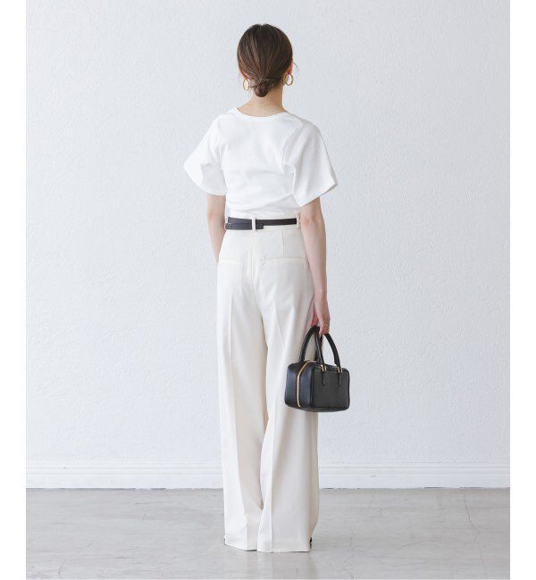 NOBLE「BY MALENE BIRGER/バイマレーネビルガー リブUネックTEE」|Tシャツ・カットソー|