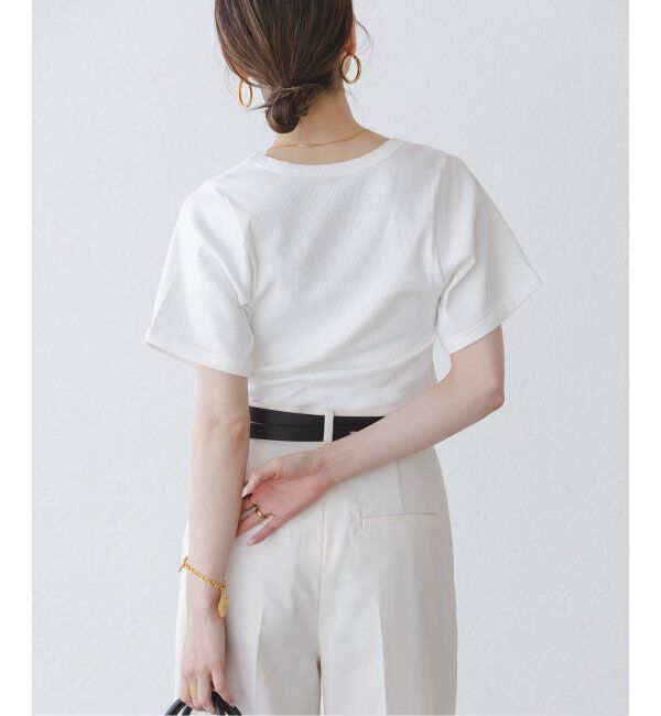 NOBLE「BY MALENE BIRGER/バイマレーネビルガー リブUネックTEE」|Tシャツ・カットソー|