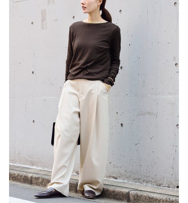 FRAMeWORK「コットンフライスダメージL/Tee」|Tシャツ・カットソー|