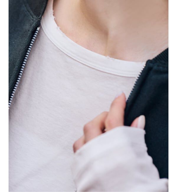 FRAMeWORK「コットンフライスダメージL/Tee」|Tシャツ・カットソー|