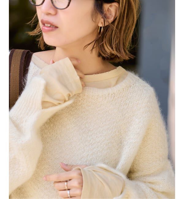 FRAMeWORK「コットンフライスダメージL/Tee」|Tシャツ・カットソー|