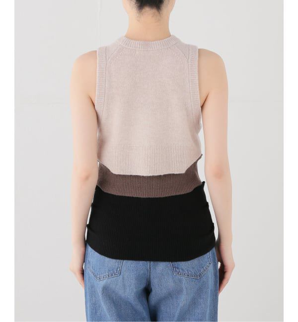 FRAMeWORK「KAYLE/ケイル　WOOL VEST WAIST WARMER SET」|ニット・セーター|