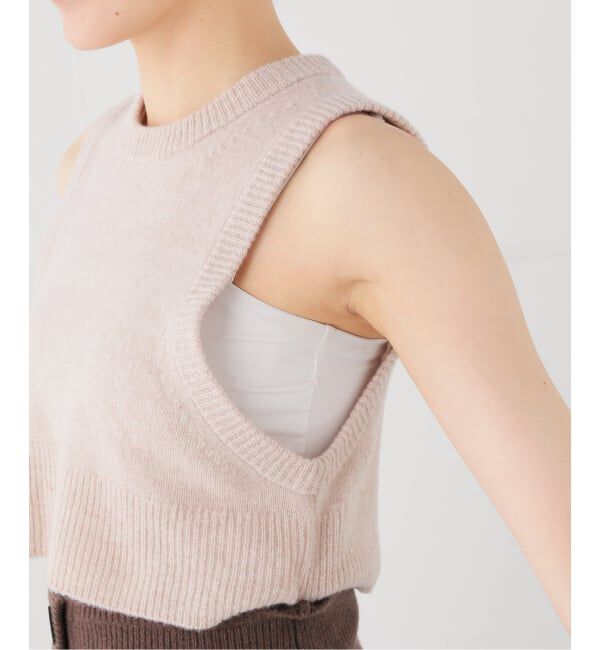 FRAMeWORK「KAYLE/ケイル　WOOL VEST WAIST WARMER SET」|ニット・セーター|