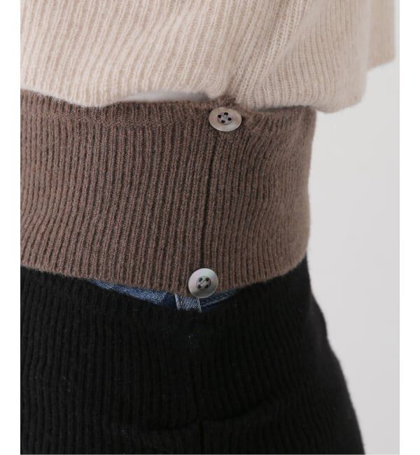 FRAMeWORK「KAYLE/ケイル　WOOL VEST WAIST WARMER SET」|ニット・セーター|