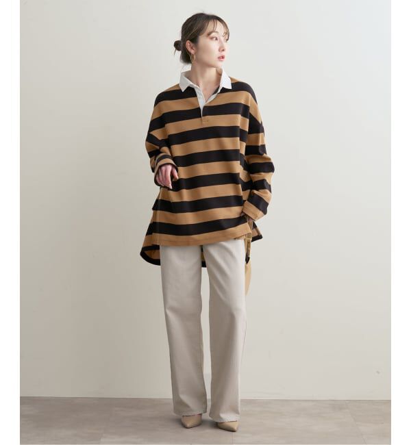 NOBLE「《WEB限定追加2》別注 COG THE BIGSMOKE/コグザビッグスモーク IVY RUGBY JERSEY」|Tシャツ・カットソー|