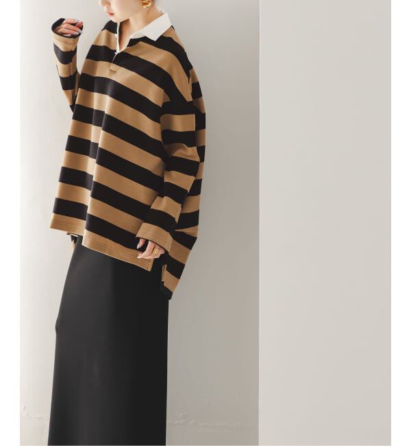 NOBLE「《WEB限定追加2》別注 COG THE BIGSMOKE/コグザビッグスモーク IVY RUGBY JERSEY」|Tシャツ・カットソー|