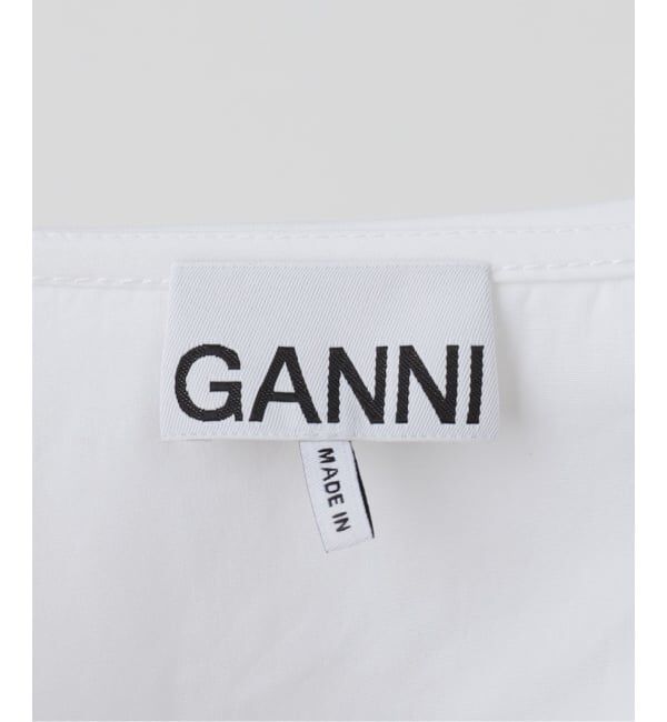 U by SPICK&SPAN「GANNI / ガニー Stretch Cotton Peter Pan Collar Sh」|シャツ・ブラウス|