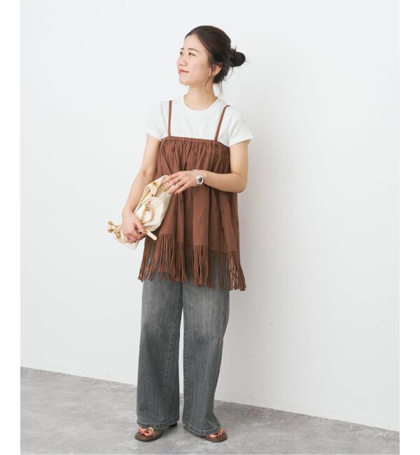 Spick and Span「リッチフライスプルオーバー」|Tシャツ・カットソー|