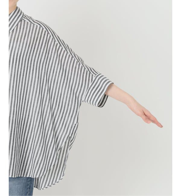 Spick and Span「《予約》ラミーブレンドドルマンスリーブシャツ」|シャツ・ブラウス|