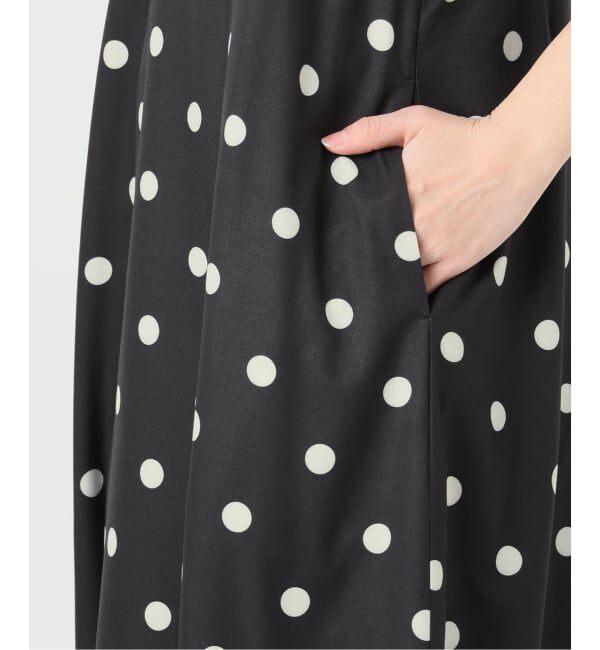 Spick and Span「《一部店舗+WEB限定 / 予約》ドットティアードキャミソールワンピース」|ワンピース|