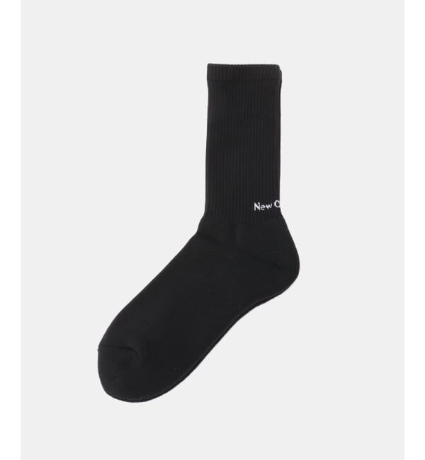 NOBLE「MARCOMONDE/マルコモンド sporty pile socks 23」|ソックス|ブラック