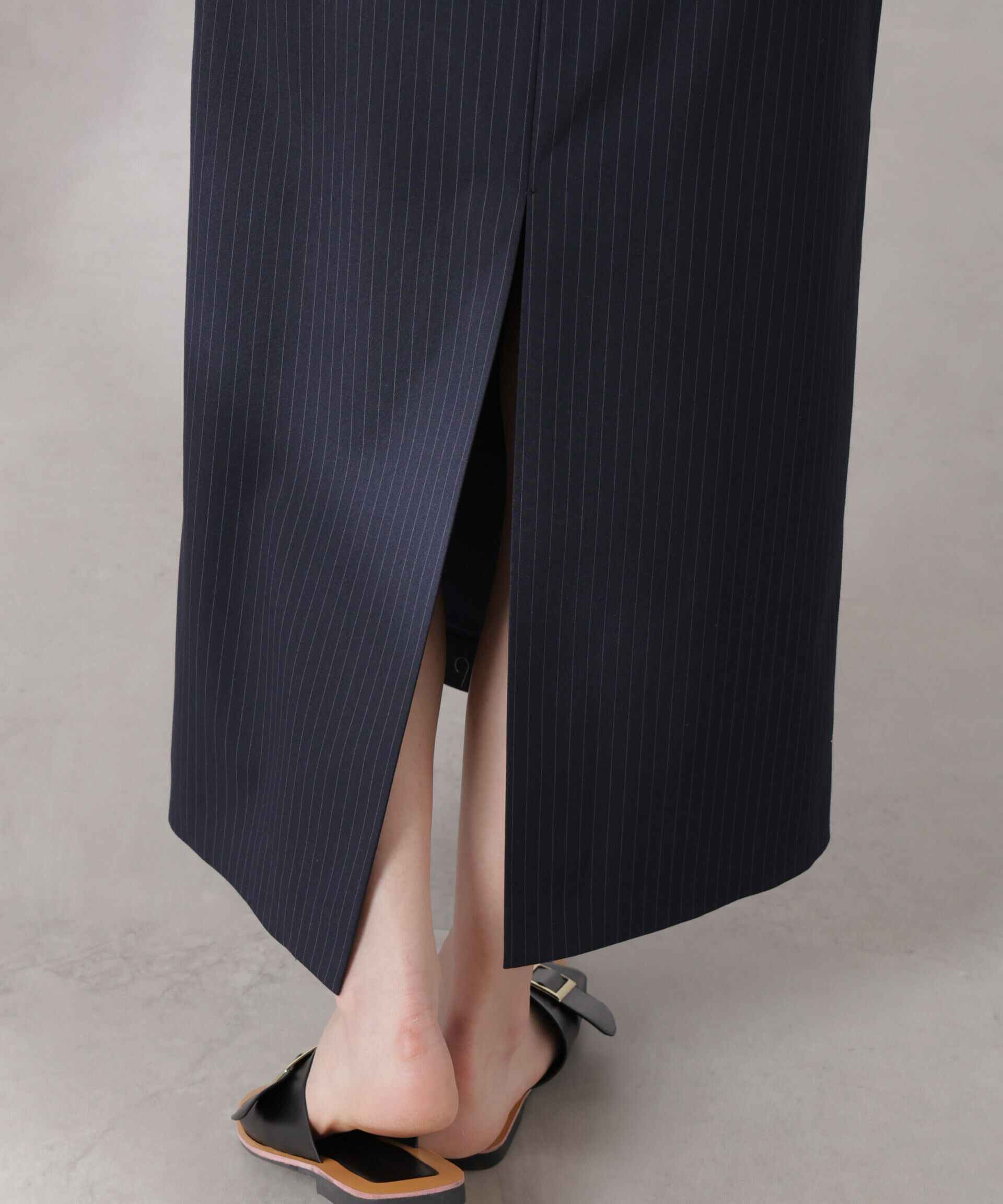 nano･universe「サイドオープンエプロンワンピース」|ワンピース|