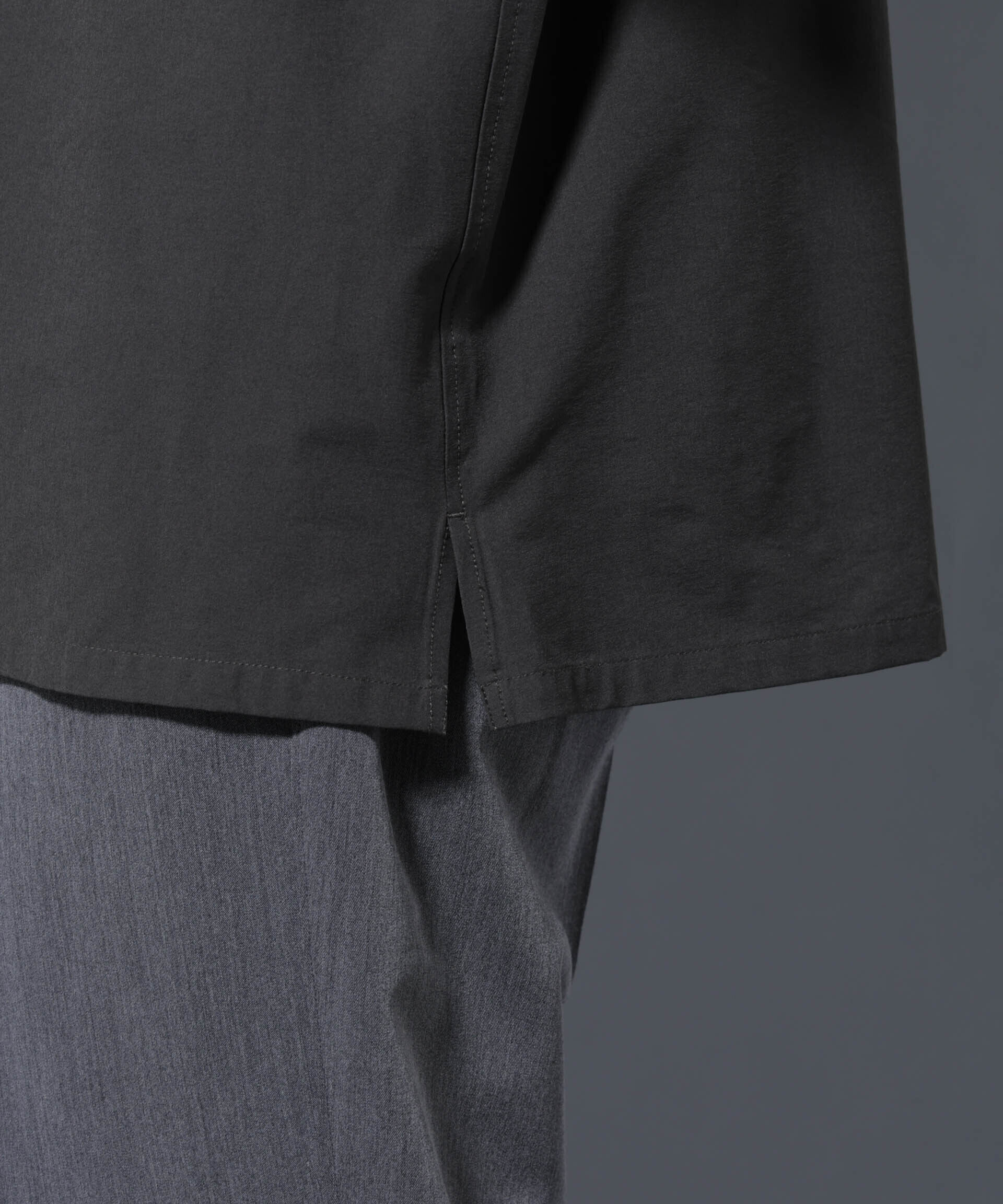 nano･universe「ストレッチワイドシャツブルゾン(セットアップ可)」|シャツ・ブラウス|