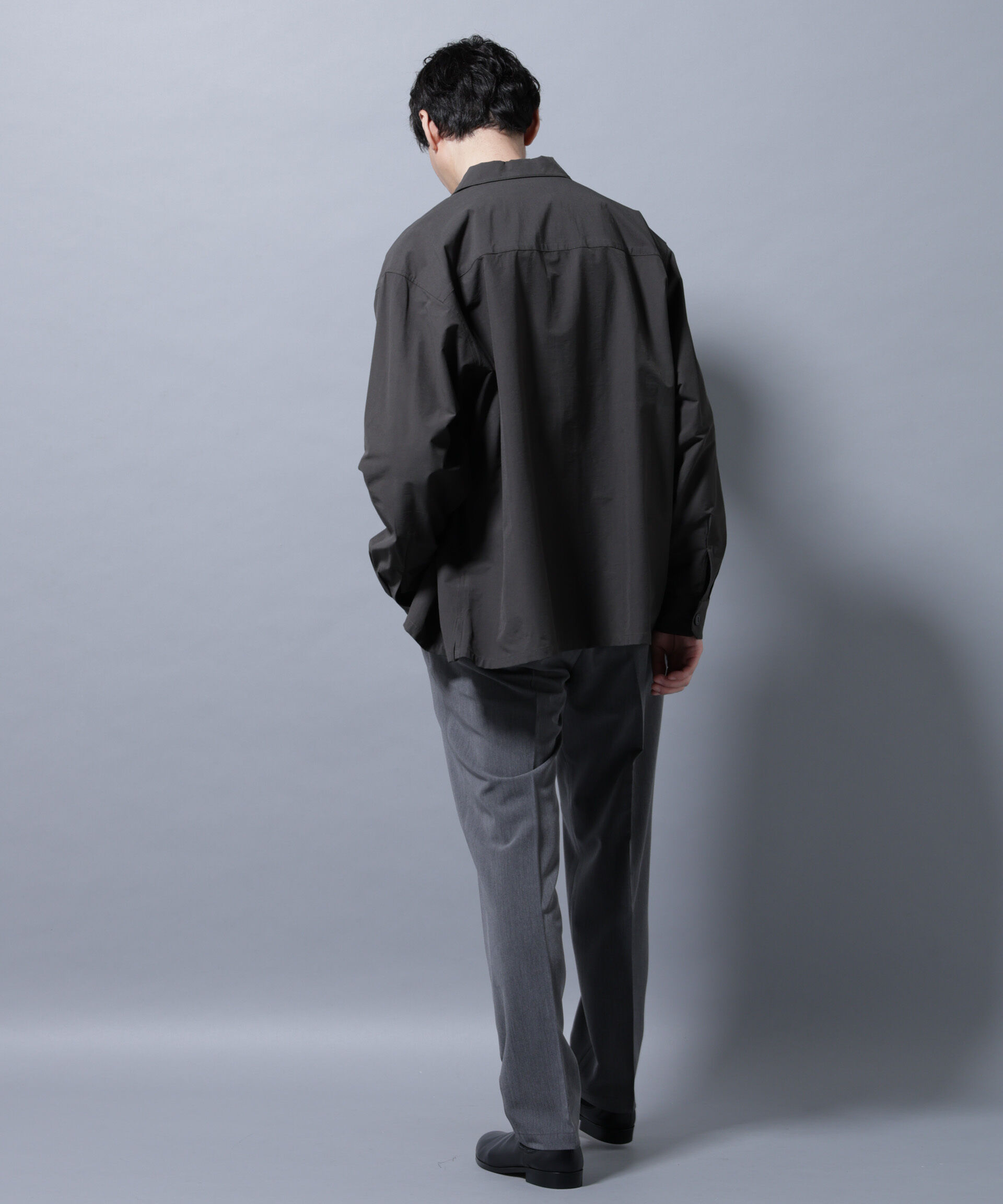 nano･universe「ストレッチワイドシャツブルゾン(セットアップ可)」|シャツ・ブラウス|