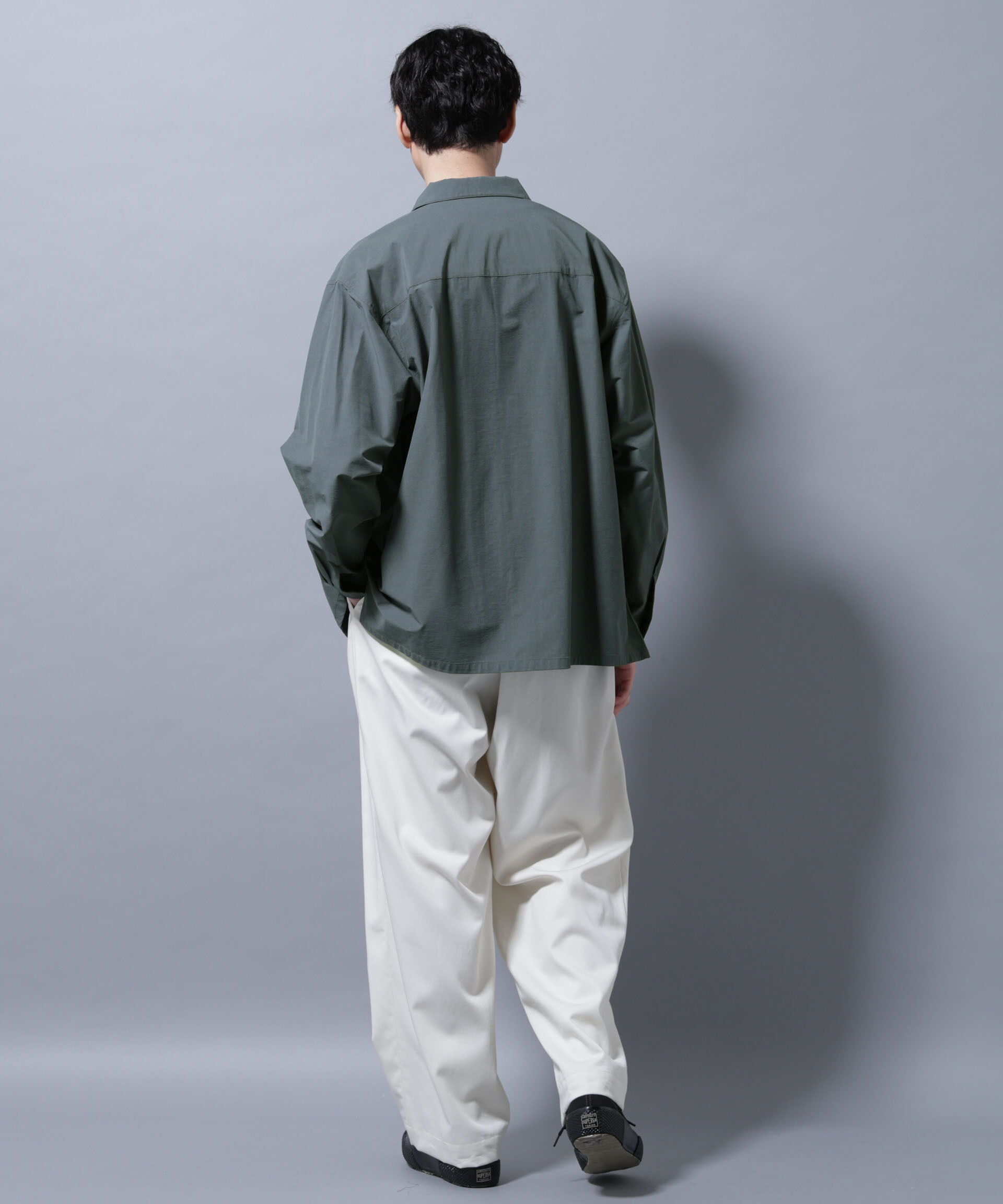 nano･universe「ストレッチワイドシャツブルゾン(セットアップ可)」|シャツ・ブラウス|