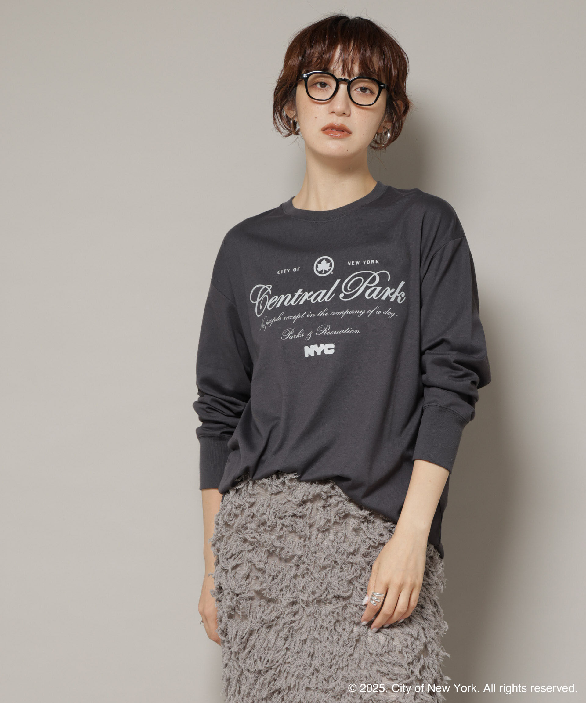 nano･universe「GOOD ROCK SPEED&times;Anti Soaked(R) 汗染み防止 NYC ロンT」|Tシャツ・カットソー|